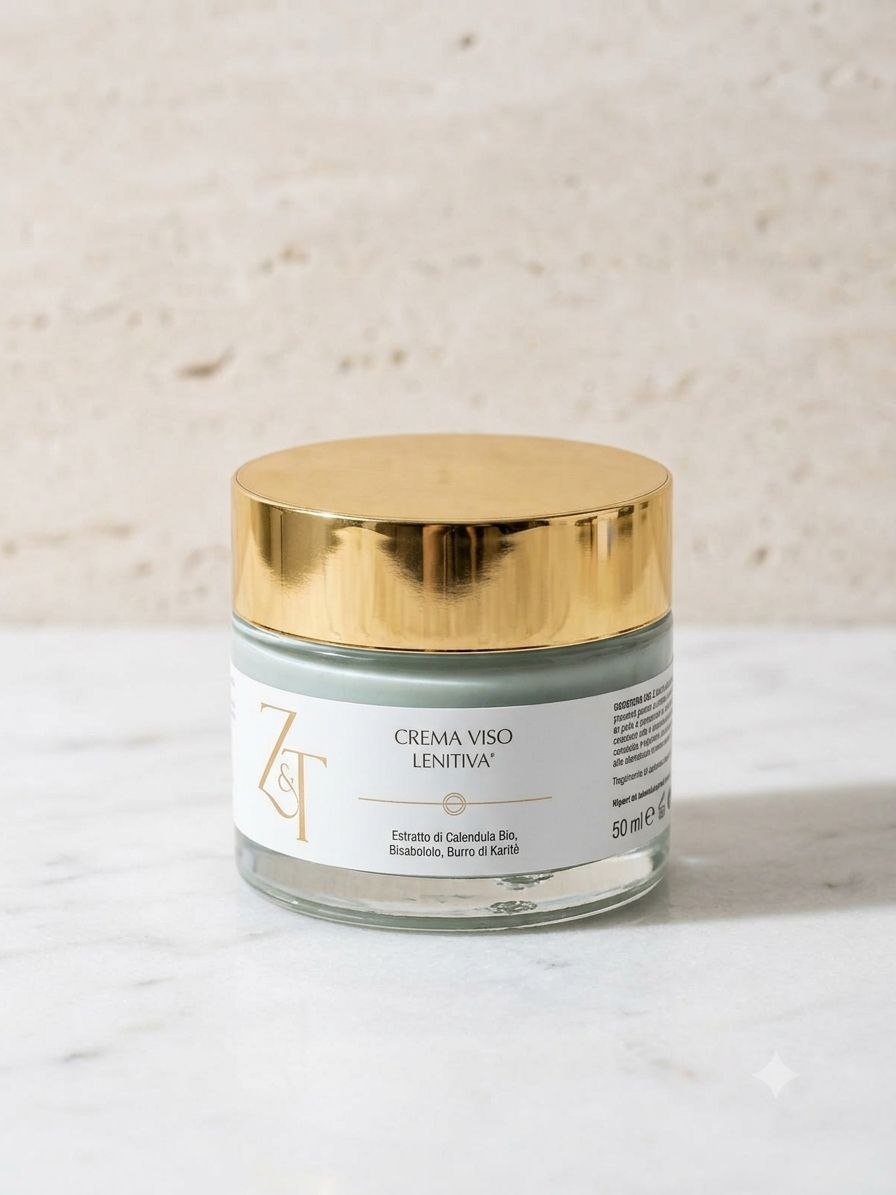 Crema Viso Lenitiva (50 ml) - Z&T | Sollievo Immediato e Anti-Rossore