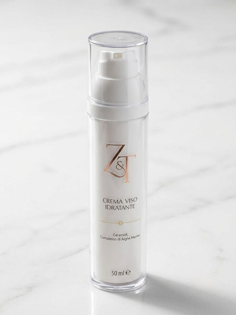 Crema Viso Idratante con Ceramidi - Z&T | Riparazione Barriera e Nutrimento