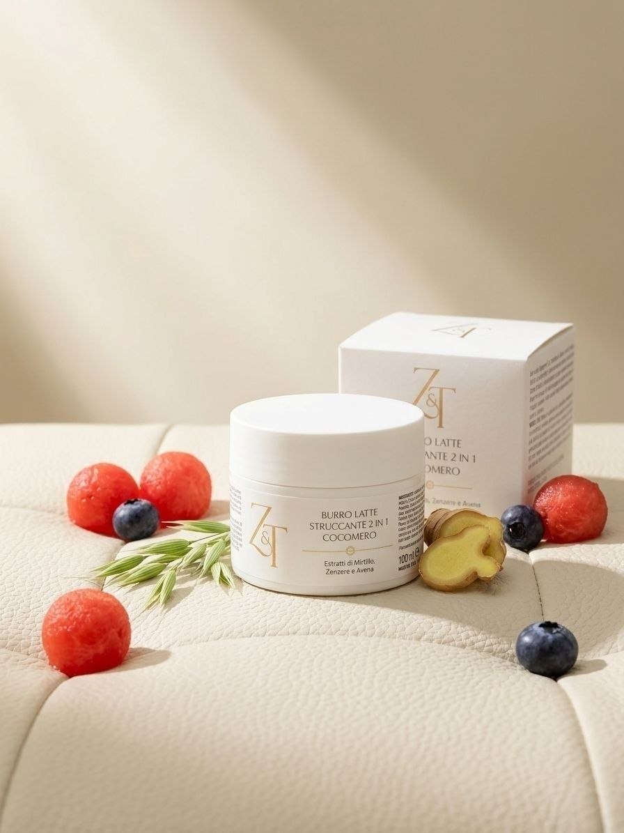 Burro Latte Struccante 2 in 1 Cocomero (100 ml) - Z&T | Detersione Fresca e Nutriente