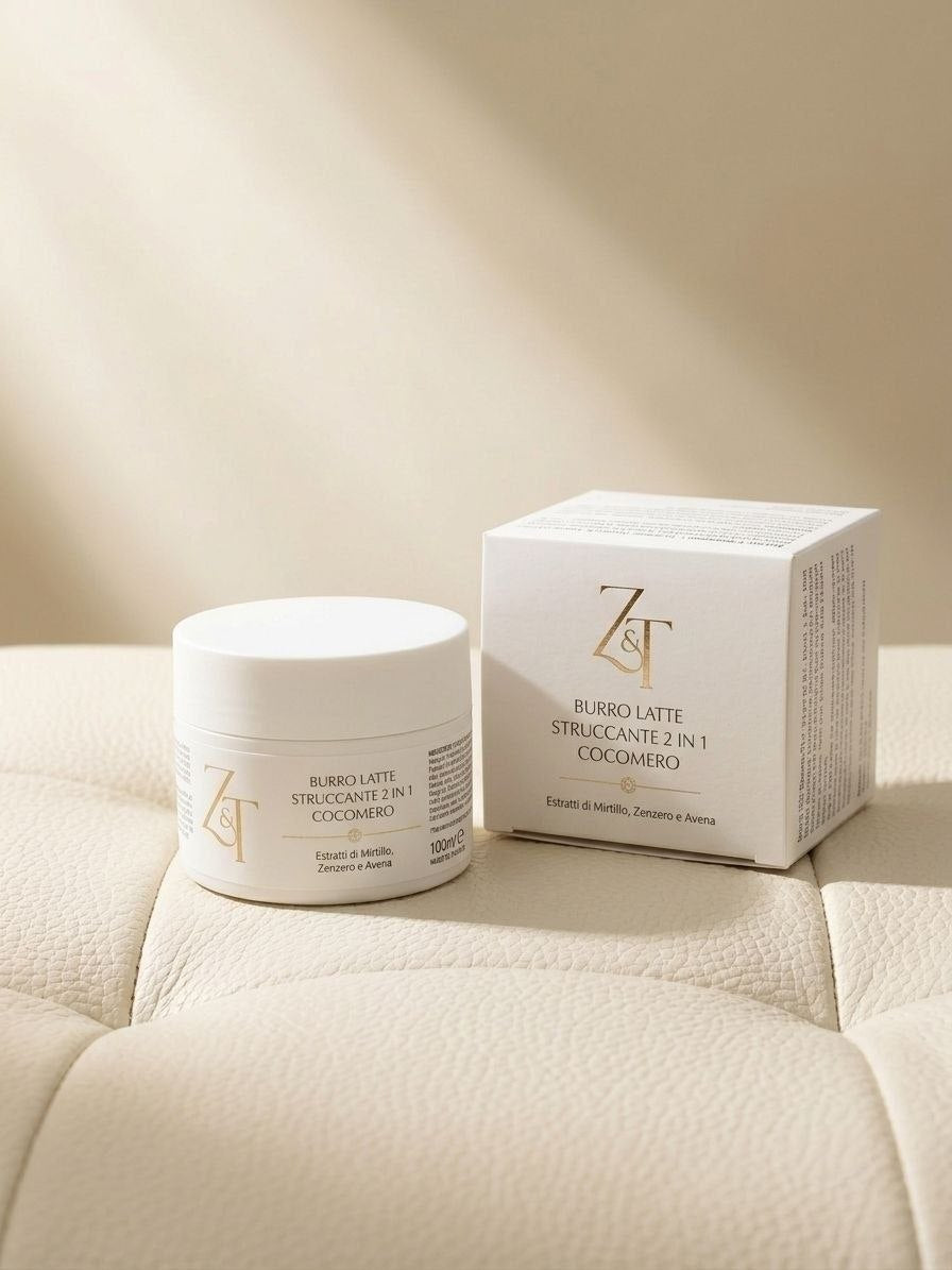Burro Latte Struccante 2 in 1 Cocomero (100 ml) - Z&T | Detersione Fresca e Nutriente