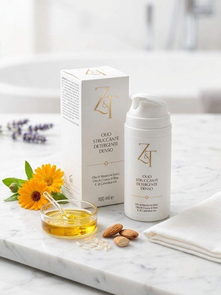 Kit Doppia Detersione - Z&T | Olio Struccante Denso + Mousse Illuminante AHA