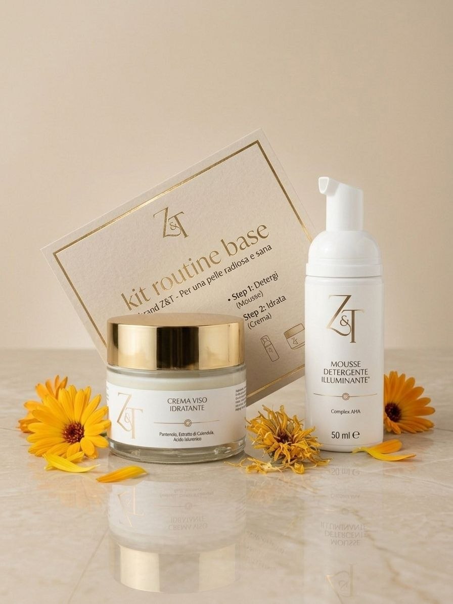 Kit Routine Base - Z&T | Detersione Illuminante e Idratazione Profonda