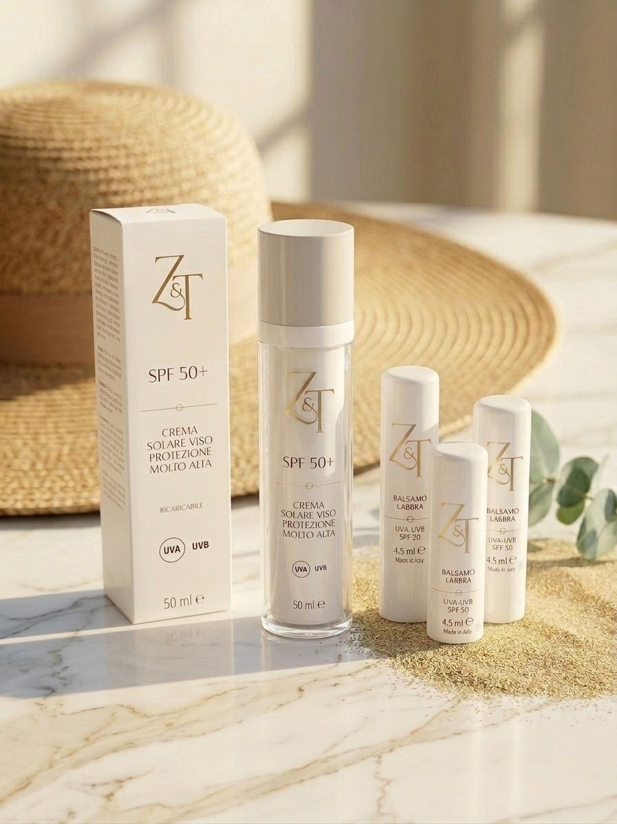 Kit Estate al Sicuro - Z&T | Protezione Solare Viso e Labbra SPF 50+