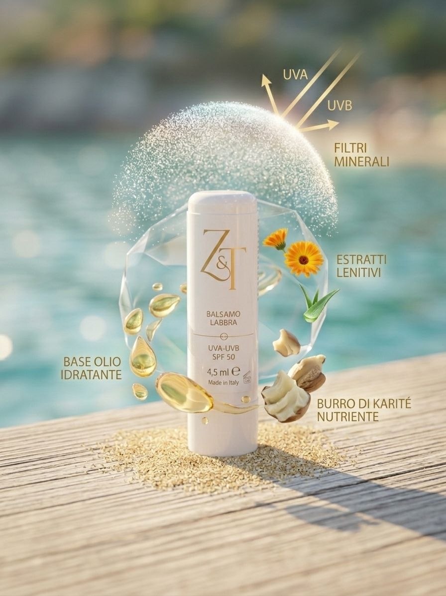 Kit Estate al Sicuro - Z&T | Protezione Solare Viso e Labbra SPF 50+