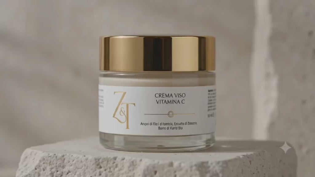 Crema Viso Illuminante Vitamina C (50 ml) - Z&T | Trattamento Antiossidante e Schiarente