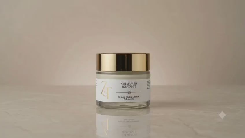 Crema Viso Idratante Biologica (50 ml) - Z&T | Idratazione Profonda e Rimpolpante